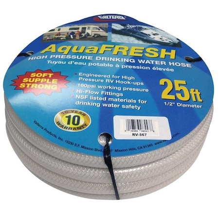 Us Hardware US Hardware RV-567 0.5 in. x 25 ft. Water Hose 88164
